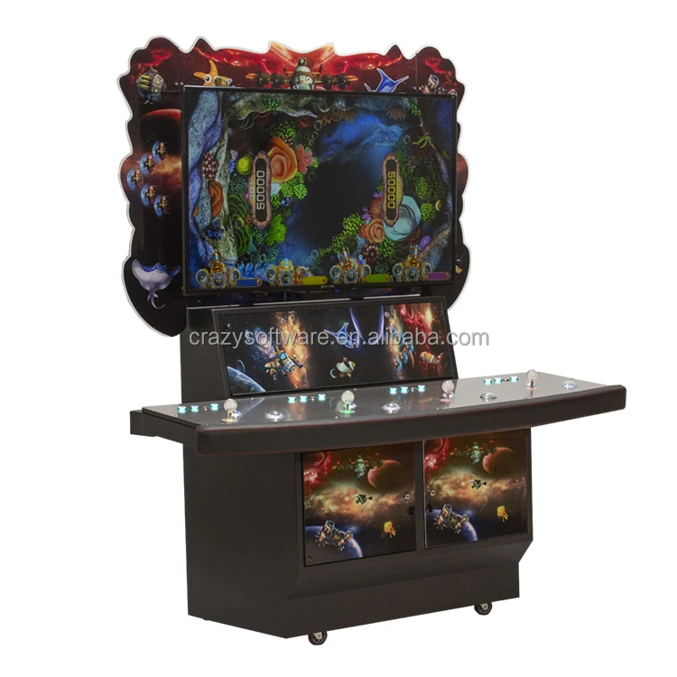 

2022 New Design Adjustable Profit 4 Players Fish Game Table Gambling Machine for Sale Predator Attack