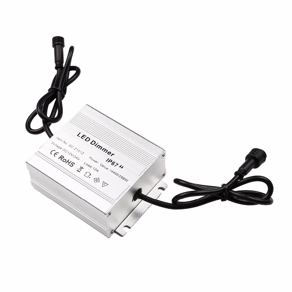 RF Wireless Waterpoof IP67 216W Input DC12V LED RGB Controller Outdoor Used for Deck/Inground/Underground/Step Light Controller