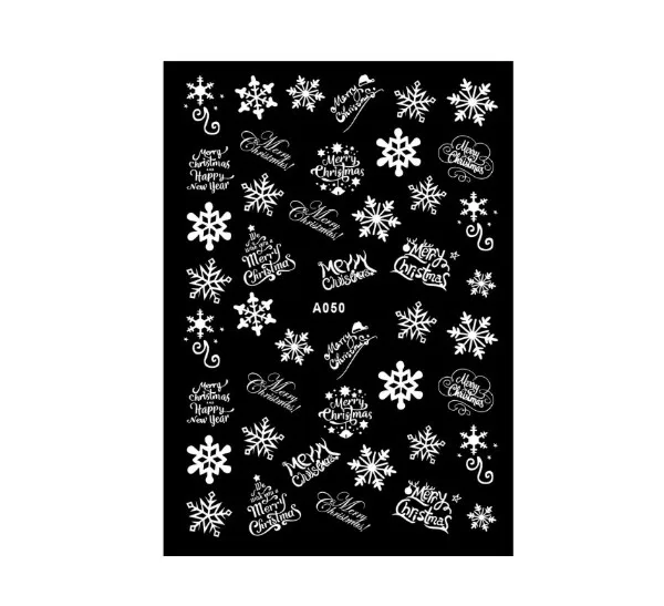 

Free Shipping Women Girls Manicure DIY Design Nail Decorations 4Colors Available 2020 New Christmas Series Gel Nail Art Stickers, Picture