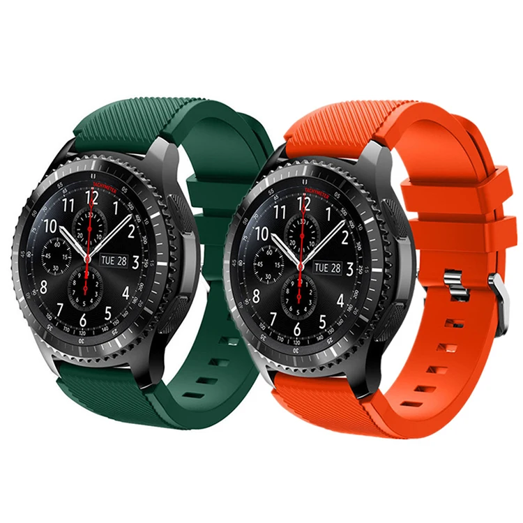 

Fashion Sport Silicone  Silicone Watch Band For Samsung Galaxy Gear S3 Watch Silicone Band Straps, 26 color