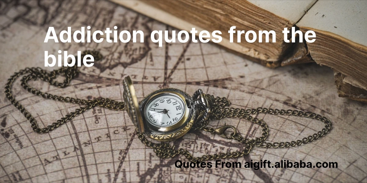 addiction quotes from the bible