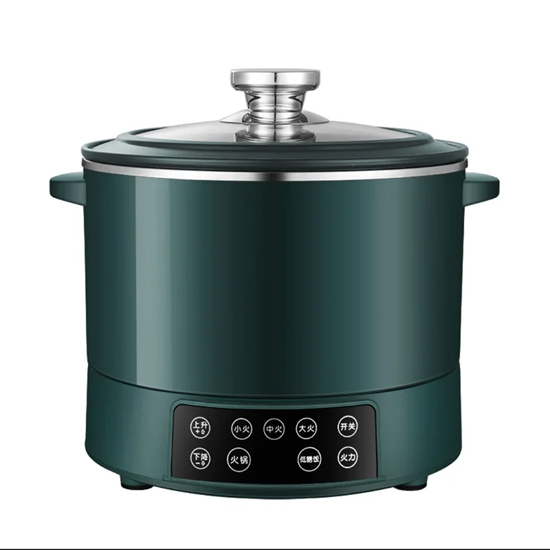 

2021 new arrival electric lifting hot pot automatic stainless-steel smart household steam stew