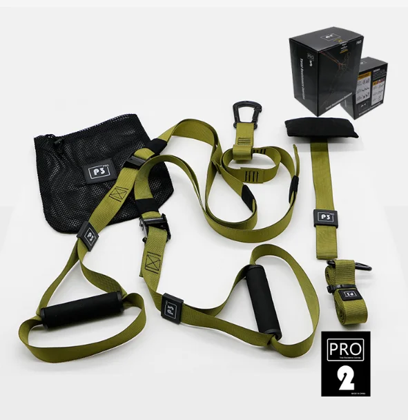 

Home Sport Resistance Bands Strength Training Fitness Equipment Suspension Hanging With Foam Handles, Yellow,pink,army green