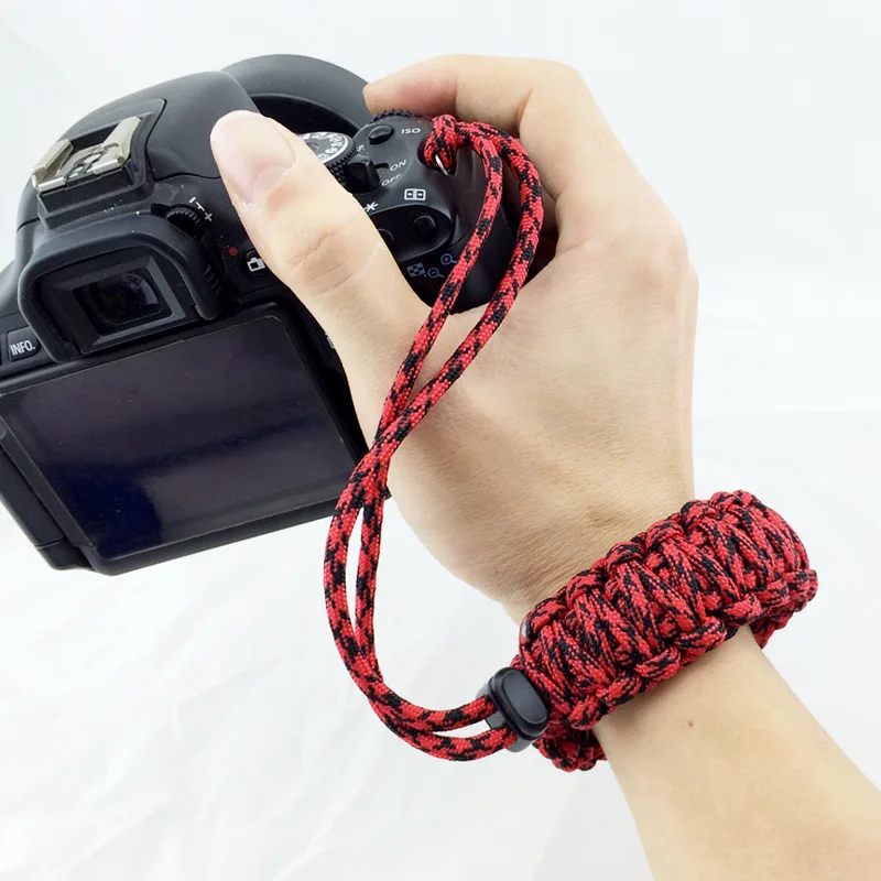 

2020 New Camera Strap Digital Camera Wrist Strap Hand Grip Paracord Braided Wristband for Nikon Canon Sony Pentax, Different colors