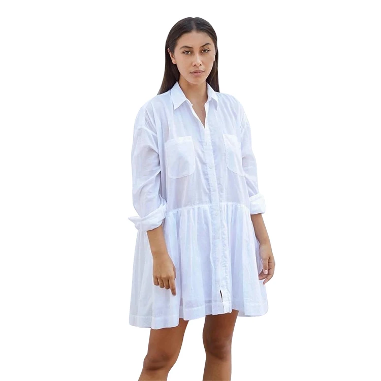 beachwear white dress