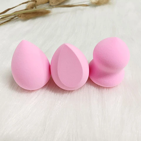 

Manufacturer of Non-Latex Super Soft Cosmetic Powder Puff Pink Beauty Makeup Sponge Blender, Pink/ brown
