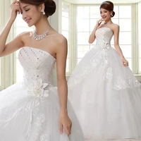 

off-shoulder new arrived style marry dress for wedding for girls have stock