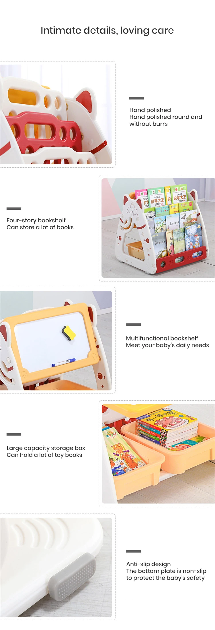 Children's Drawing Board Cat Small Blackboard Home Magnetic Kids Drawing Board