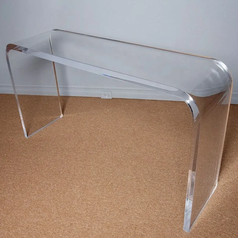 
Modern Style Transparent Acrylic Console Table For Home Decoration 