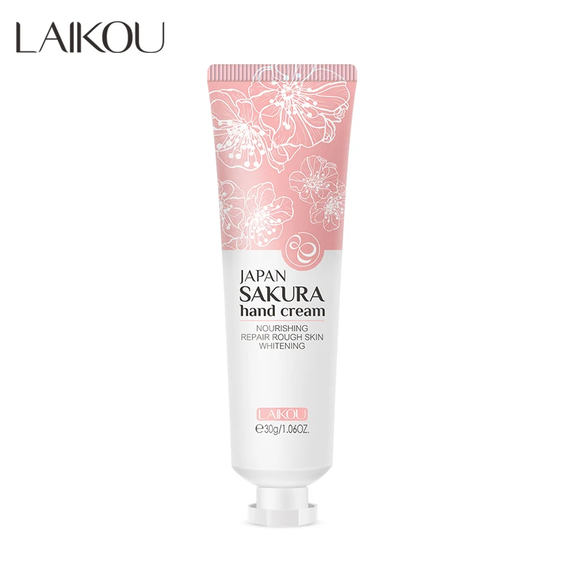 

LAIKOU Sakura Hand Cream Hydrating Soothing Repairing Anti-chapping Repair Dry Damaged Skin Hand Care 30g