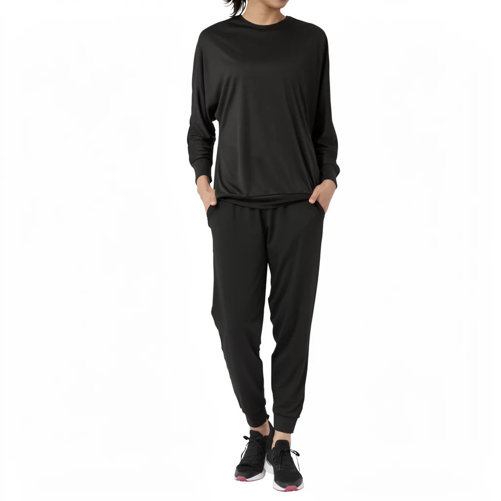 长款两Piece Set Breathable Yoga Set