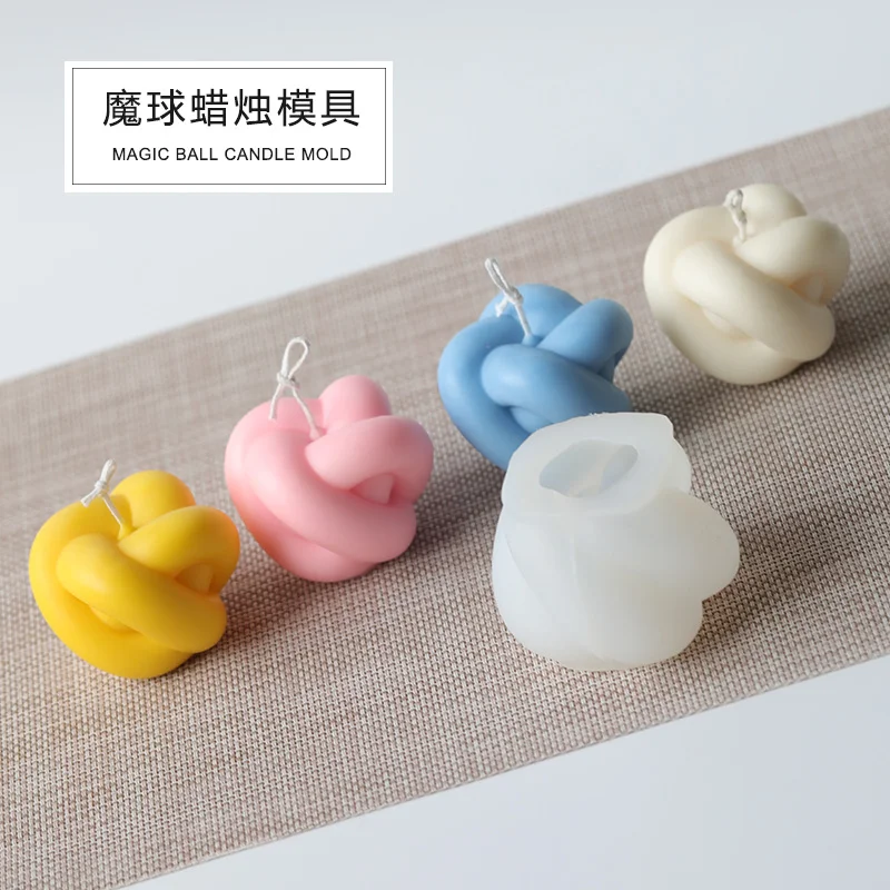 

Magic Ball Candle Silicone Mold Mousse Cake INS New Aromatherapy Candle silicon molds for resin art