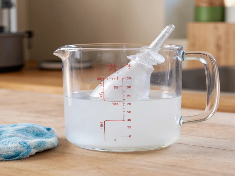 Measuring proper saline solution for homemade neti pot