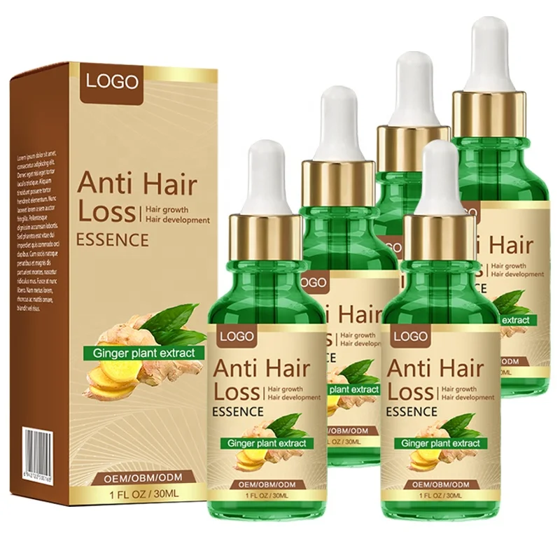 

Wholesale 30ml Natural Ginger Essential Oil Hair Growth Oil For Hair Loss Treatment Regrowth Serum