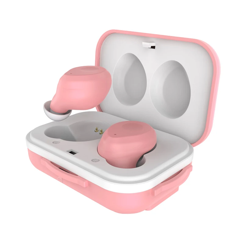 

mini box with cool style waterproof BT 5.0 Wireless earbuds headphone for game