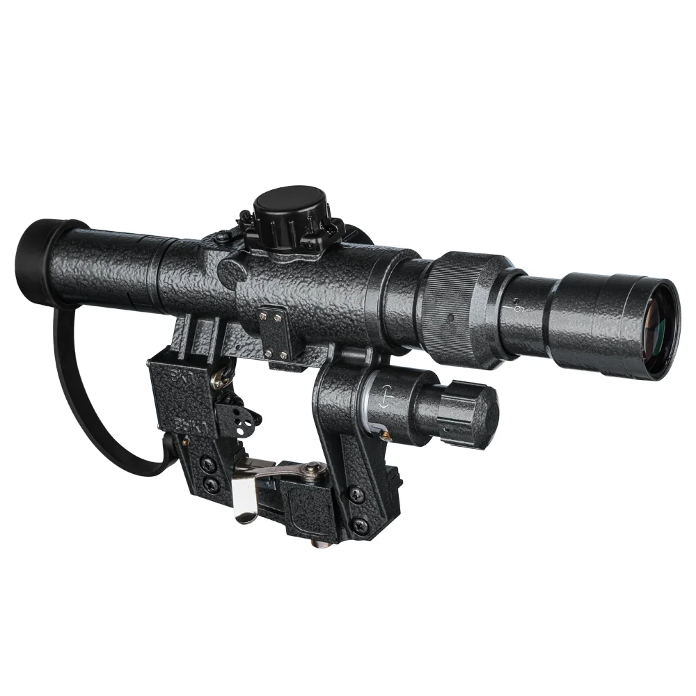

Tactical Optics Dragunov 3-9x24 SVD scope Fit AK 47 Illuminated Rangefinding Reticle Scope