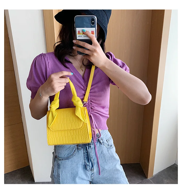 Jowyar Famous Brands Crocodile Ladies Mini Crossbody Bag Korea New