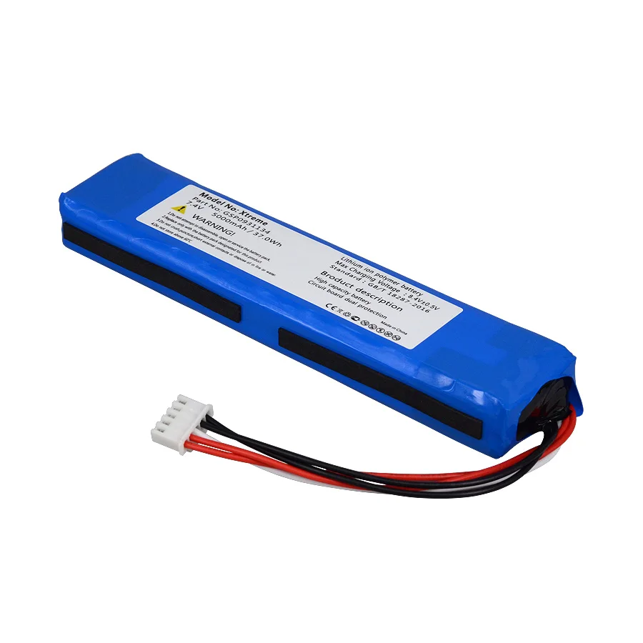 

7.4V 5000mAh 37Wh Lithium-ion polymer GSP0931134 Battery for xtreme battery