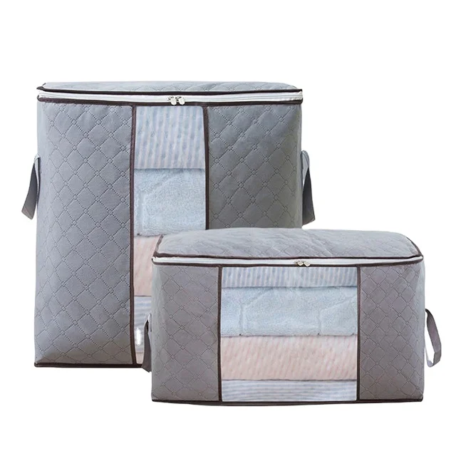 

High-quality square sundries collapsible underwear storage box fabric non-woven fabrics storage box