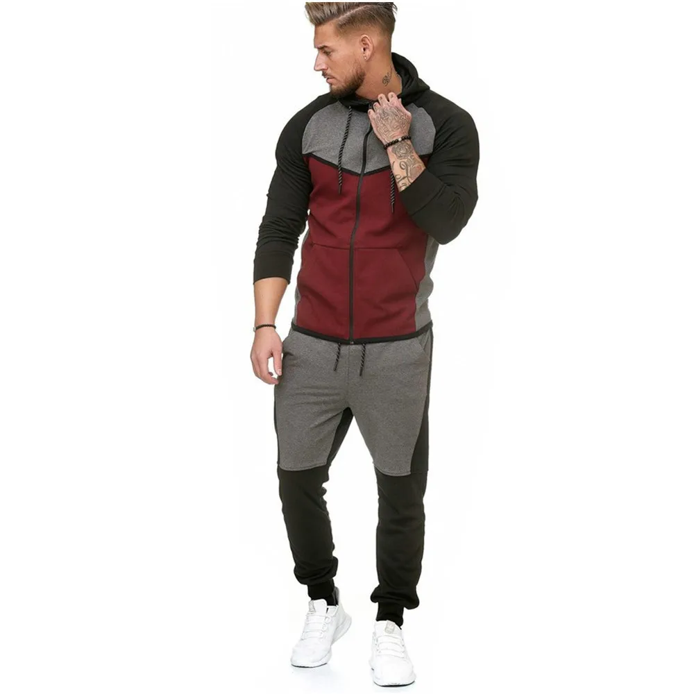 black jogger sweatsuit