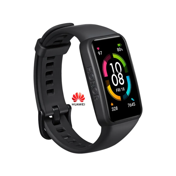 

Huawei Honor Band 6 1.47 inch Waterproof Bracelet FitnessTraker Blood Pressure Monitor Android Honor Band 6