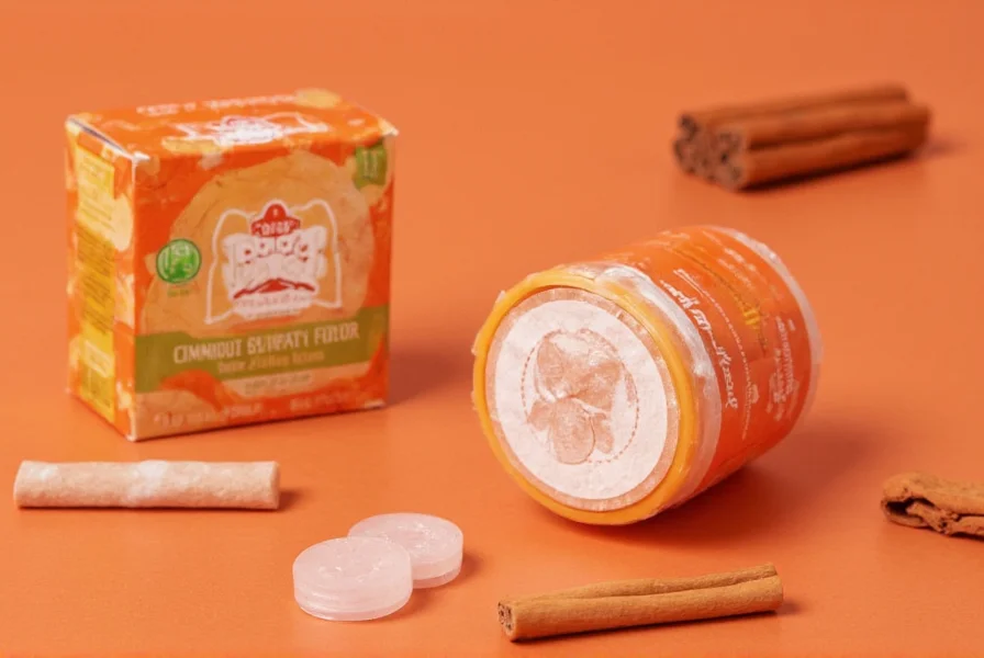 cinnamon flavored chewing gum
