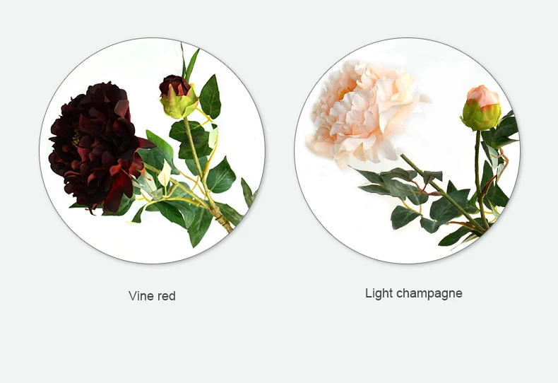 2023 New Arrival 3 Heads Colorful Beautiful Wholesale Silk Real Touch