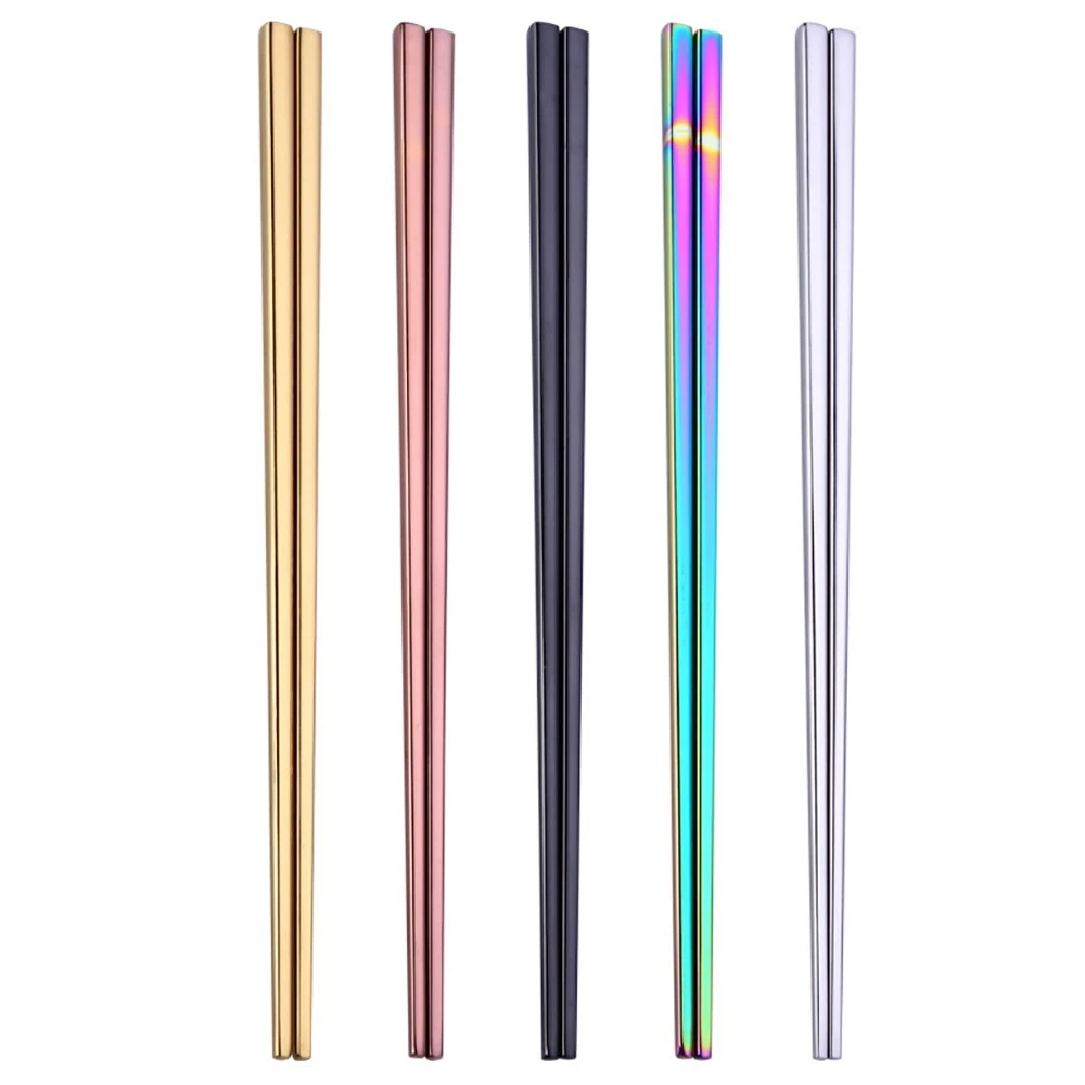 

Custom 304 Stainless Steel Titanium Chopsticks for Sushi Wedding Gift Souvenirs  Square Chopsticks, Silver,gold,rose gold,rainbow,black