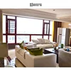Double Glazing Window DJYP W112A Wind Resistance Features As Well As High Security Performance Windows