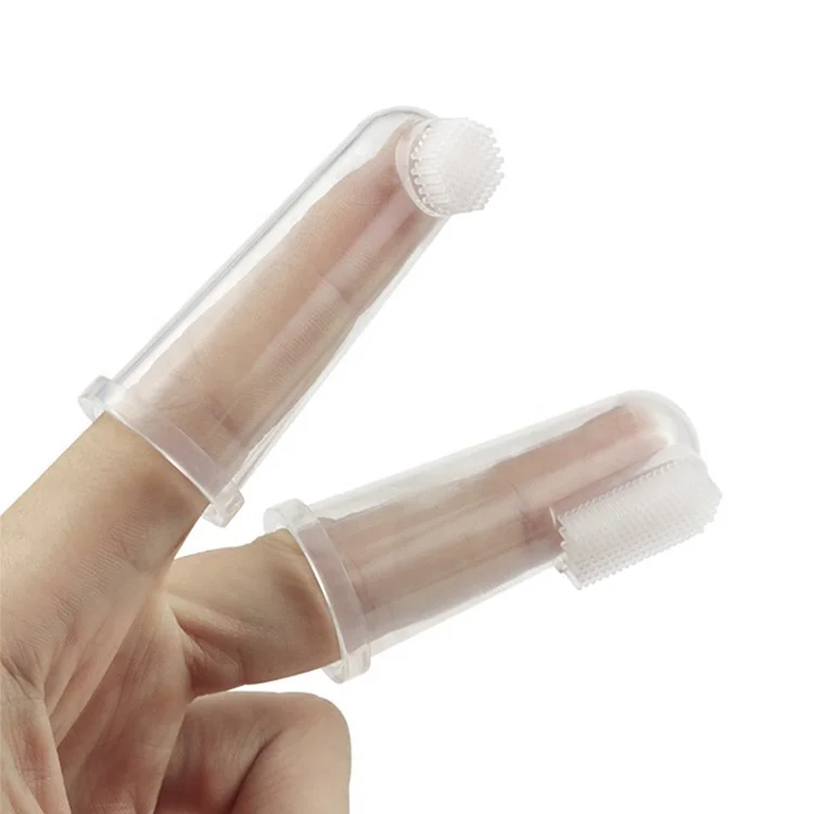 

Hot Sale Silicone Baby Toothbrush -infant Tooth Brush-baby Finger Toothbrush, Clear