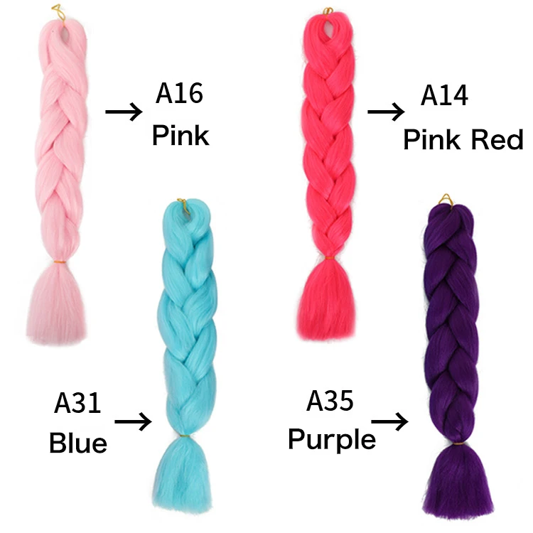 

2021 hot sale women's synthetic hair wigs braid wig pigtail colorful wig lady long hair