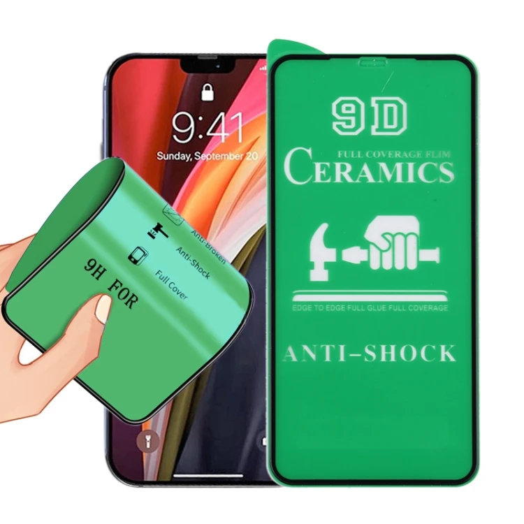 

High Quality 9D Full Screen Full Glue Ceramic Film for iPhone 12 / 12 Pro