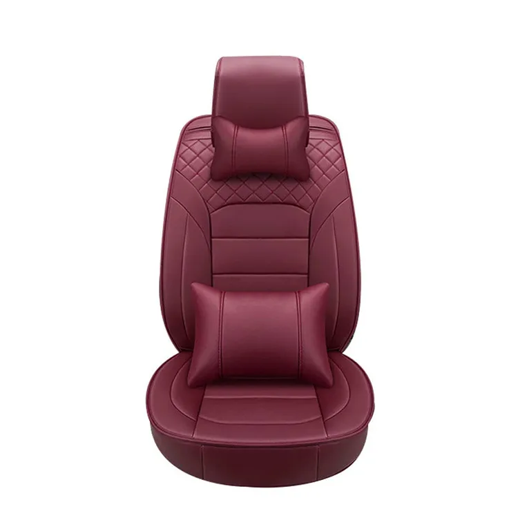 

Muchkey Luxury Hot Sale Washable Breathable Waterproof Universal Leather Car Seat Cover Set For Car Interior Accessories