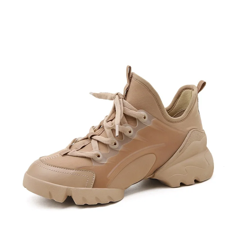 

Ladies Sneakers Mesh Breathable Shoes Women Chunky Shoes