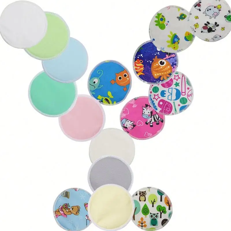 

Factory supply 150sets Free shipping Round women Breast nursing pads, Printed and plain colors