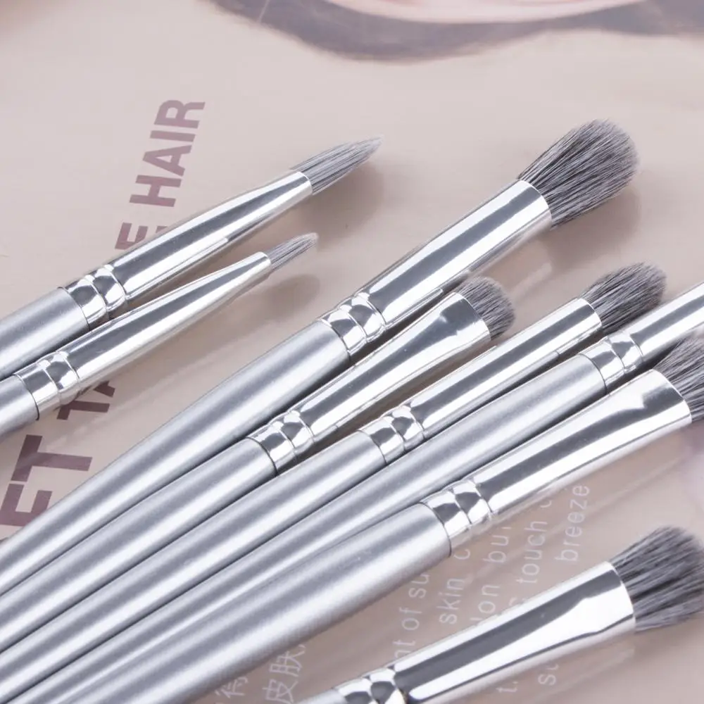 

New Arrival Private Label Mini Pink Blending Eyeshadow Brushes, Sliver, pink