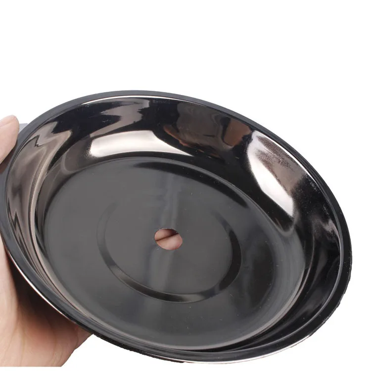 

high quality hookah accessories stainless steel metal hookah tray hookah plate black shisha