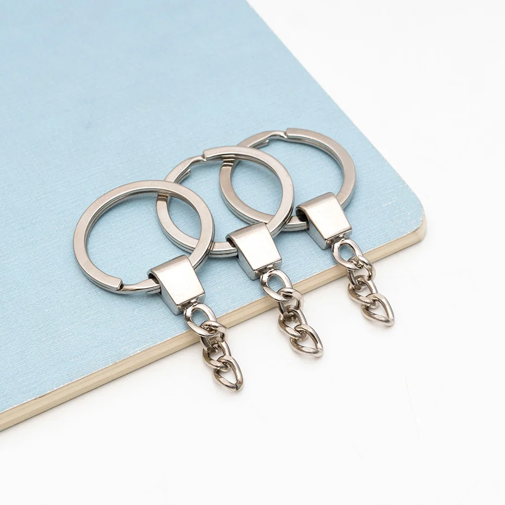 Keychain With 4 Links Keyrings Hang 4 Single Rings Keychains For
