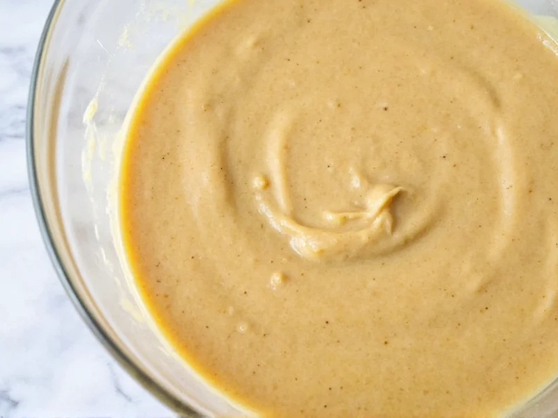 homemade cashew butter with filtered water instead of oil