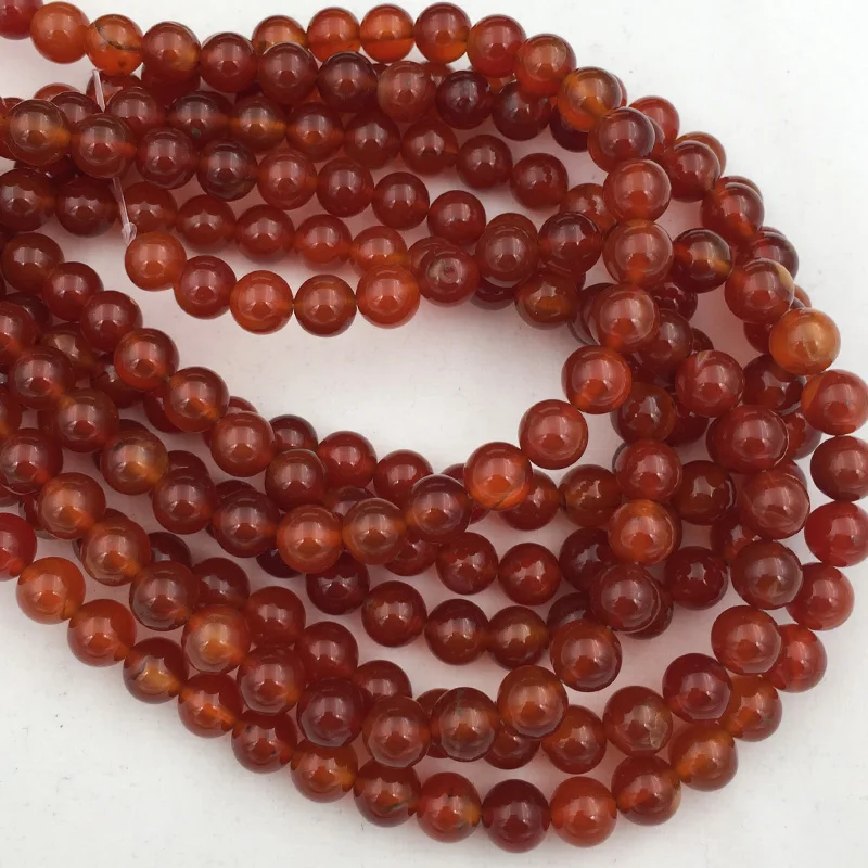 

carnelian precious stone beads 8mm8 red agate natural stone