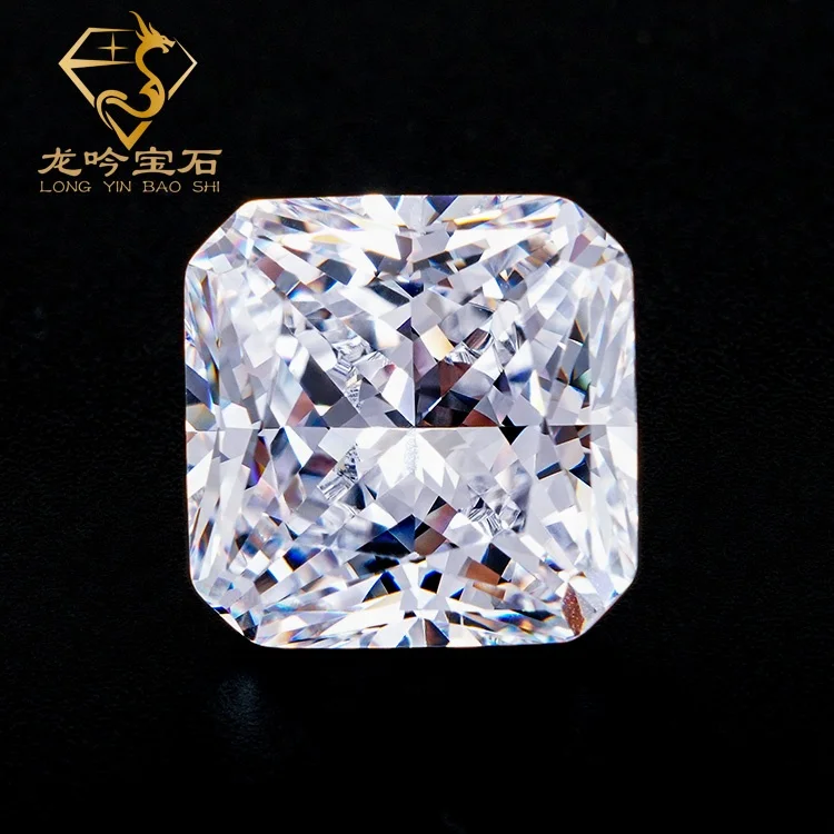 

Factory in Stock Available Zirconia Loosely Cubic Gemstone Square Shape