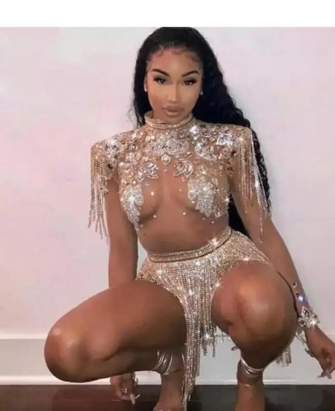 

fashion design sexy nude bodysuit see-through desire trigger women sexy jumpsuits lady sexy one-pieces hot dancing party apparel