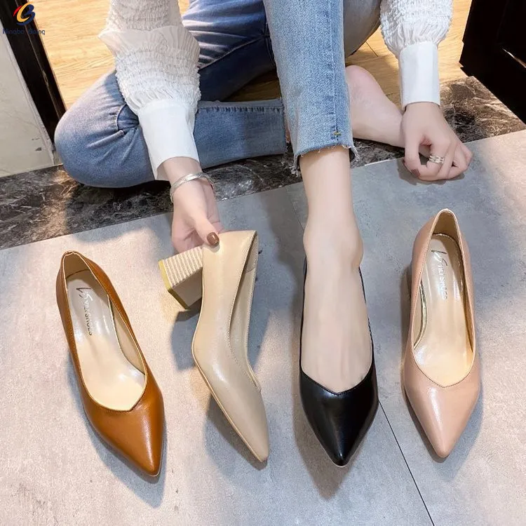 

Wholesale pointy toe ladies pumps heel shoes dress shoes for woman shoes high heels