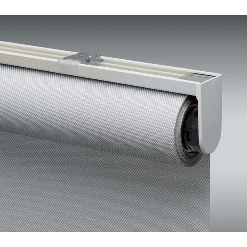 Top Set-Bar Rail Track Smart Wifi Roller Curtain Blind Roll up Shade Blackout Motorized Electric Roller Blind Shades for Window