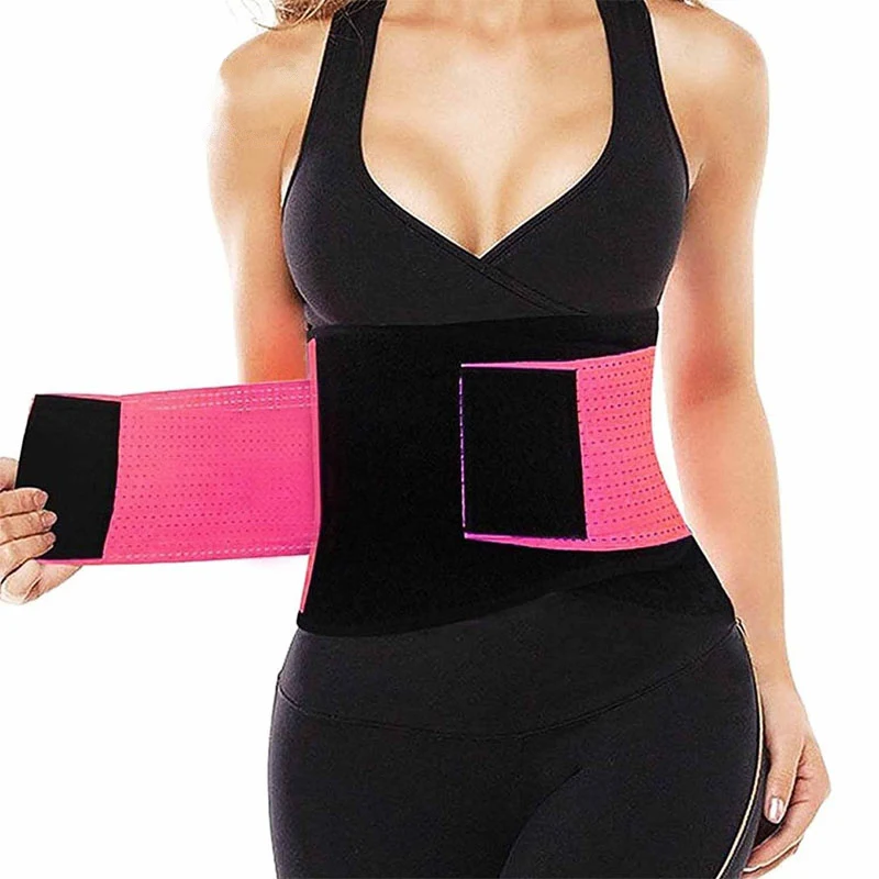 

Amazon Hot Sale High quality Waist Trainer Slimming Sweat Belt for Men and Women, Red, pink, rose red, green, blue, black, orange, yellow etc
