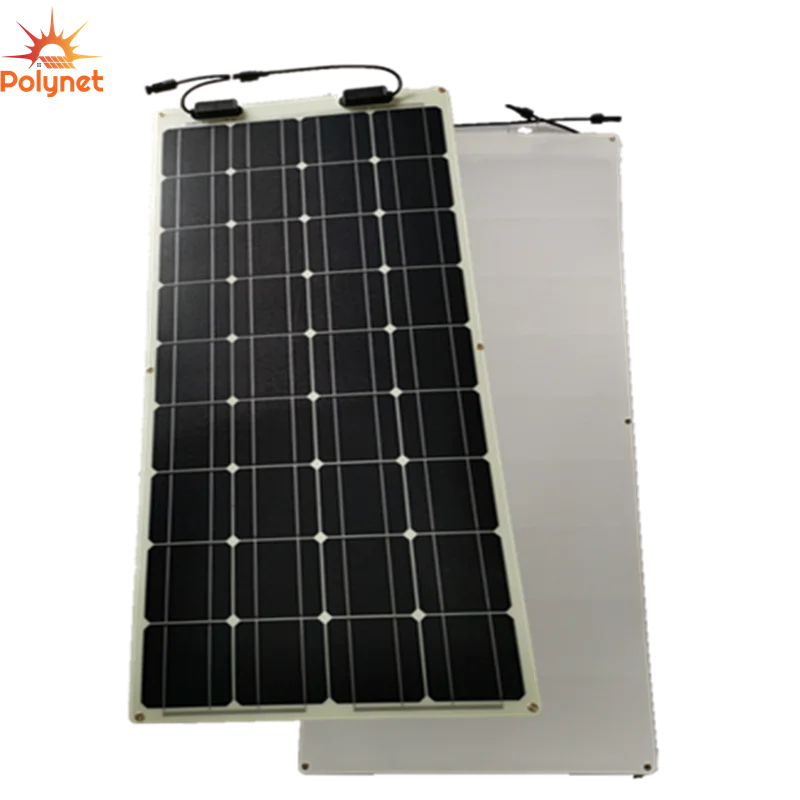 
Polynet China Manufacture Best price Dc Module 100w flexible pv solar panels for solar kits 