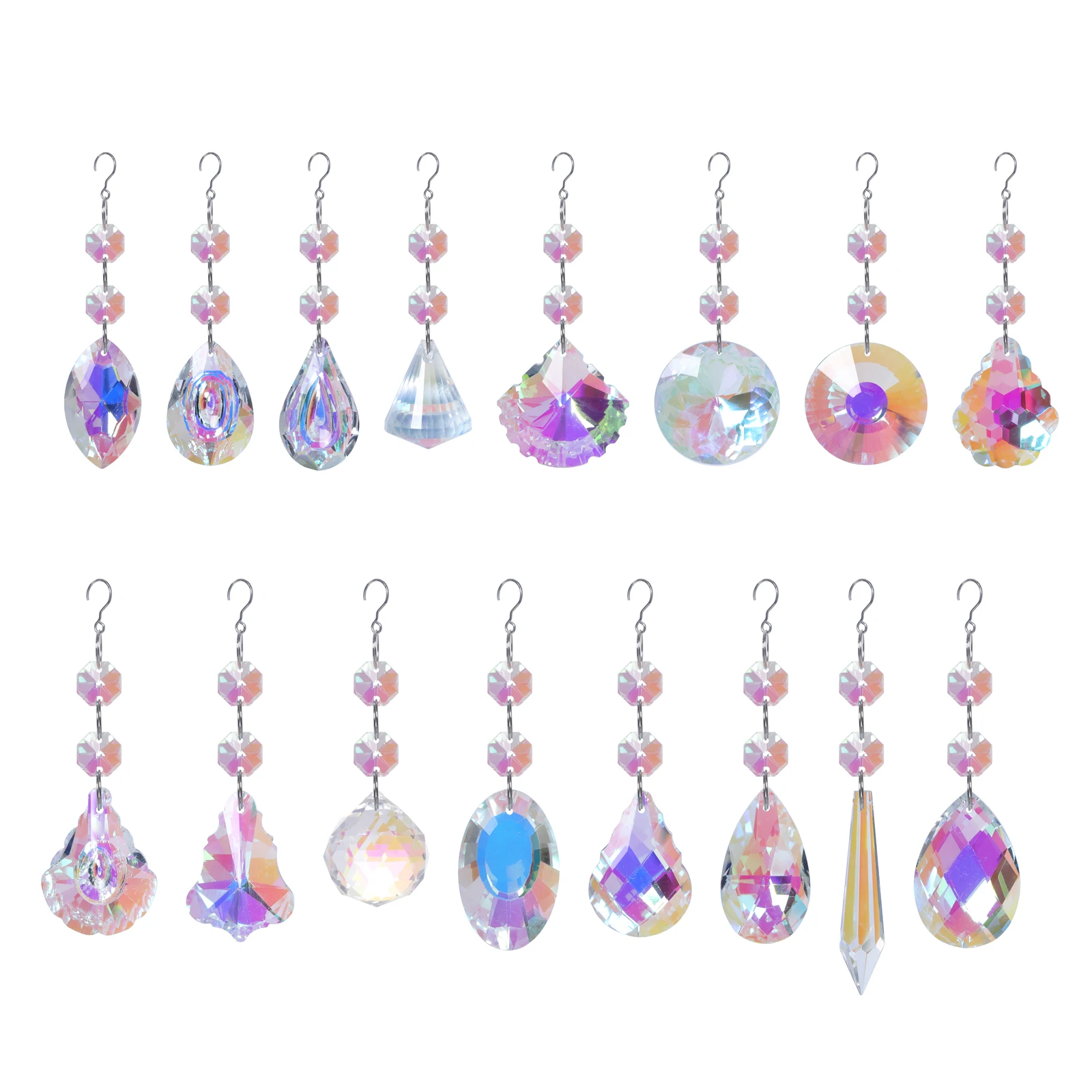 

New Tik Tok Wholesale Crystal Sun catchers Hanging Suncatcher Window decor Christmas tree hanging