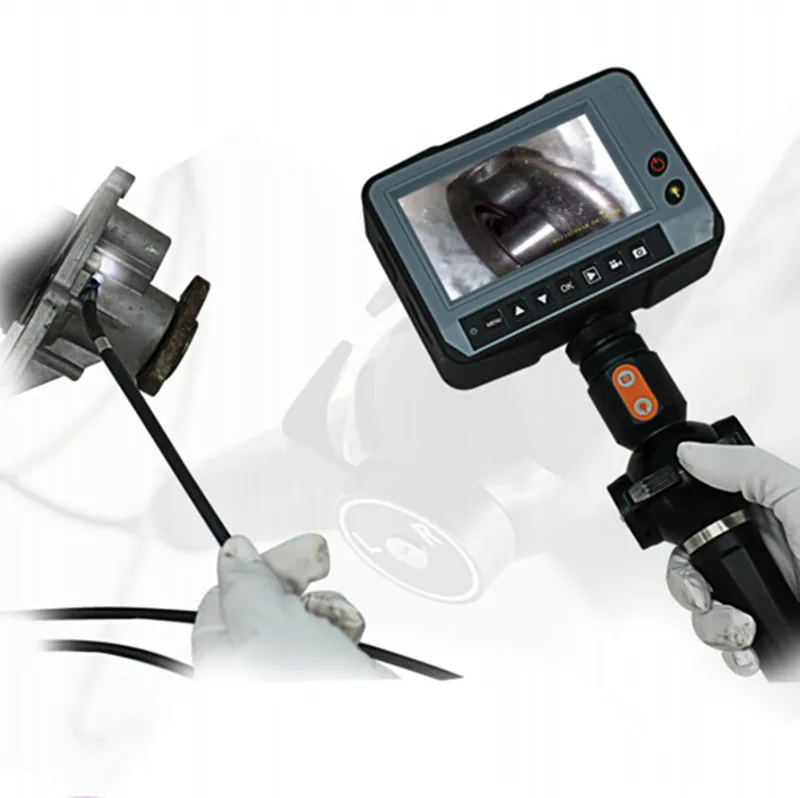 High Resolution Fiber Optic Industrial Video Borescope Auto Inspection