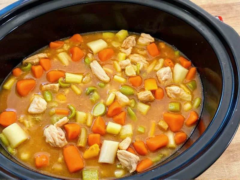 Perfect Chicken Vegetable Soup Crock Pot Recipe