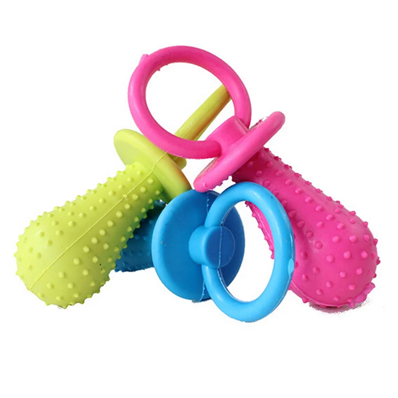 

Dog toy durable interactive chew nipple pet toy high quality TPR colorful squeaker dog toy, Colorful, red, green, black, white, etc.